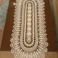 رومیزی قلاب بافی