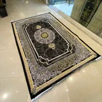 فرش ۹ متری تک سایز و جفتی اخری طرح ترنج سنتی فیلی