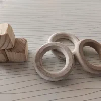 فروش مکعب و حلقه چوبی