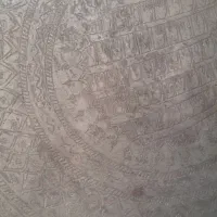 ۲ عدد مجمع مسی قلم دار سینی لبکنگره مسی