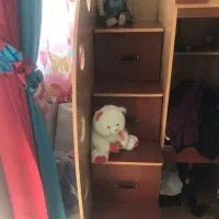 تخت دوطبقه کاملا سالم