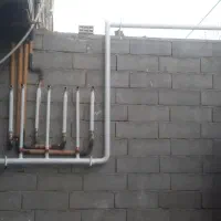 لوله کشی گاز  خورده کاری حذف یا اضافه کردن انعشاب