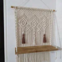 شلف یک طبقه مکرومه