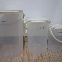سطل  پلاستیکی ۳تایی