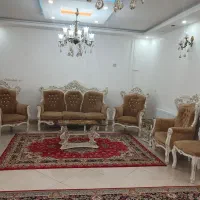 مبلمان چوب راش پارچه نانو کار کرده