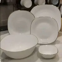 سرویس ۲۶ پارچه طرح دور طلا