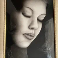 قاب نقاشی سیاه قلم (در حد نو)