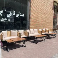 صندلی و کاناپه مدل کنفی با کوسن