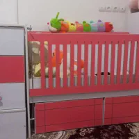 تخت خواب و گهواره دخترانه کودک