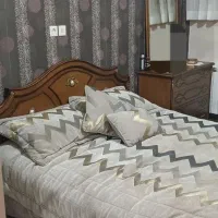 سرویس خواب تمام چوب گردو طرح رومئو و ژولیت