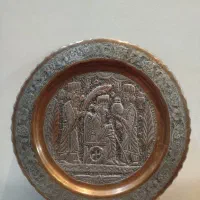 دیوارکوب مسی برجسته کاری طرح هخامنشی