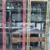 قاب آیینه استند دیواری قفسه طبقاتی کتابخانه رگال