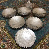 بشقاب نقره۸۴  ۶ عددی