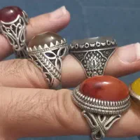 انگشتر نقره قواره درشت