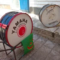 دو عددطبل یکش نو با چرخ