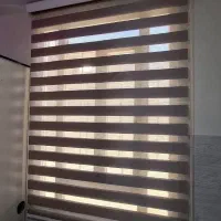 دو عدد پرده زبرا