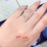 انگشتر مینیمال کادویی کم اجرت نو