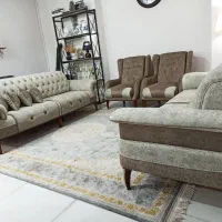 مبل 8نفره تختشوسفارشی کارتهران پارچه لیناضمانتی