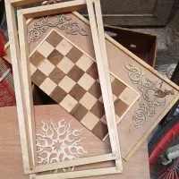 معرق کاری و قاب آماده شطرنج