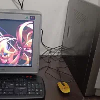 کامپیوتر خانگی کامل دوهسته ای رم ۴ و مانیتور