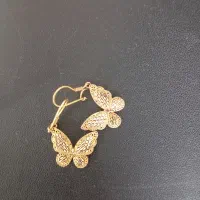 گوشواره پروانه طلا