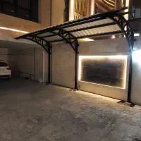 سایبان پارکینگ سقف شیبدار پوشش سوله