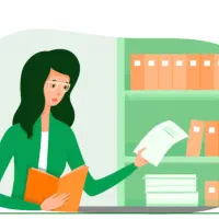 منشی آشنا به صدور فاکتور در سپیدار