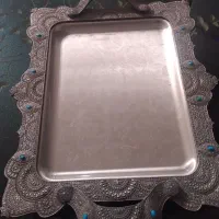 سینی چای استیل در حد نو