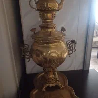 سماور برنز با قوری وزیر اصلا استفاده نشد