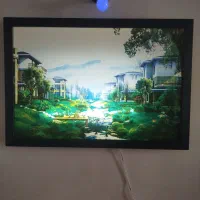 تابلو طبیعت چراغدار