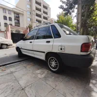 پراید 85 بی رنگ استثنایی خانگی سفید با معاینه فنی