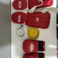 لوازم جانبی کاراته ست دستکش وساق بند کمربند