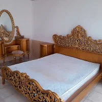 سرویس خواب تمام چوب همراه با خوشخواب