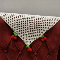 روسری قلاب بافی