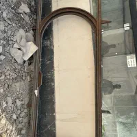 درب فلزی با بازشو گرد