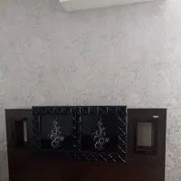 تخت دونفره باکس و کشو دار با نور ال ای دی