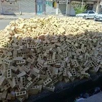 تعدادی آجر سفال ۱۸ سانتی درجه یک کارخانه ساحل