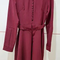 پیراهن زرشکی دخترانه