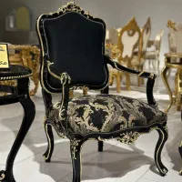 مبل استیل و سلطنتی ۷ نفره گلدار