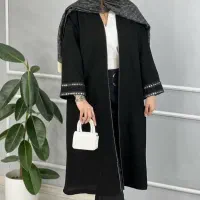 مانتو جلوباز نوار پولک دوزی