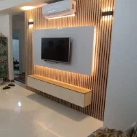 تی وی وال  اینه دفرمه بک لایت کاور سوفاژ