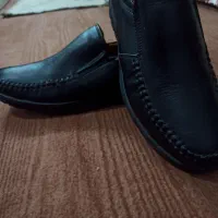 کفش تبی تمام چرم مردانه