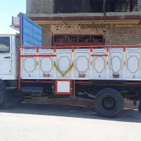 خاور 808  مدل ۷۷ سفید برفی شاسی مشکی