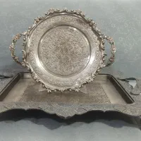سینی  مسی پایه دار