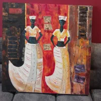 تابلو نقاشی خدمتکاران مصری