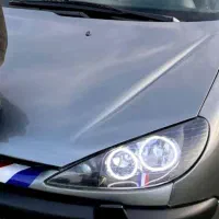 چراغ اسپرت 206طرح bmw و هدلایت h7