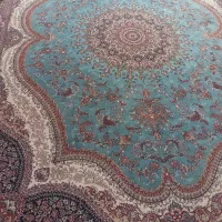 فرش آبی فیروزه ای