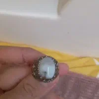 انگشتر سنگ طرح نل کشتی