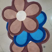 پادری زربافت طرح گل مینا