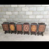 میز عسلی چمدانی پولیش 4 عددی